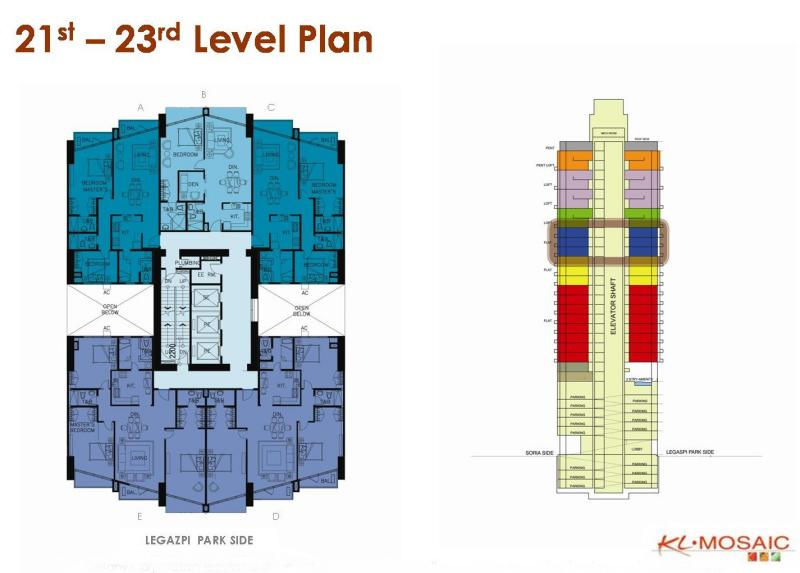 Typical 21st to 23rd Floor Plan