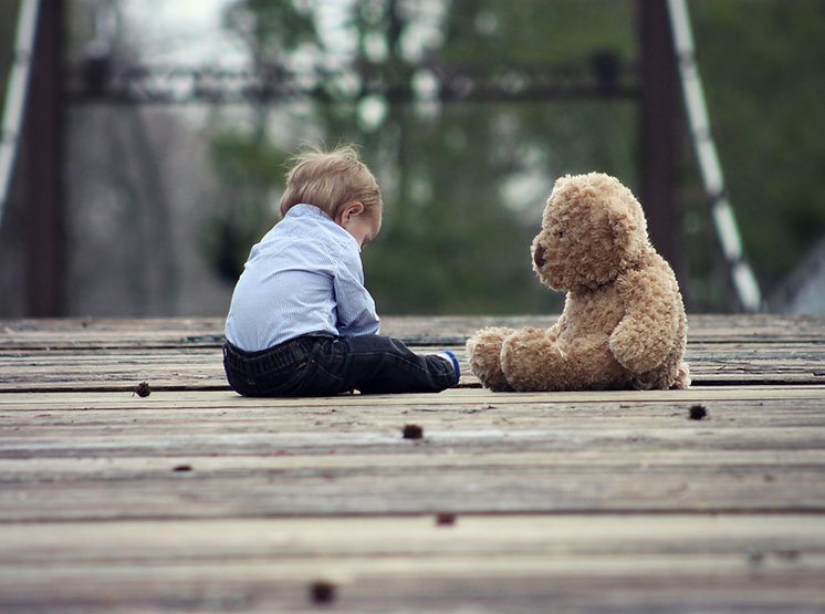 Baby with Teddy Bear