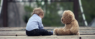Baby with Teddy Bear