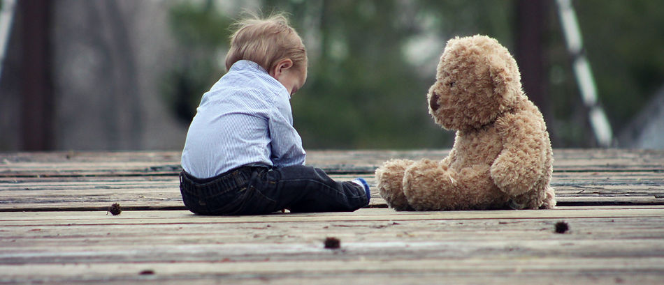 Baby with Teddy Bear
