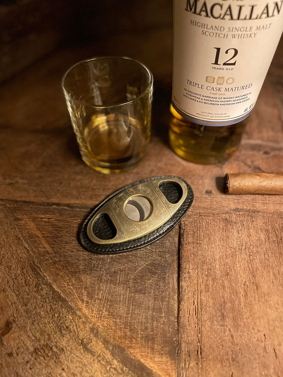 Thumbnail: Cigar Cutter - Carved Bronze