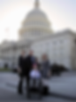 Family standing in front of Capitol Building in Washington