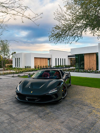 Exotic car for real estate listing in Denver