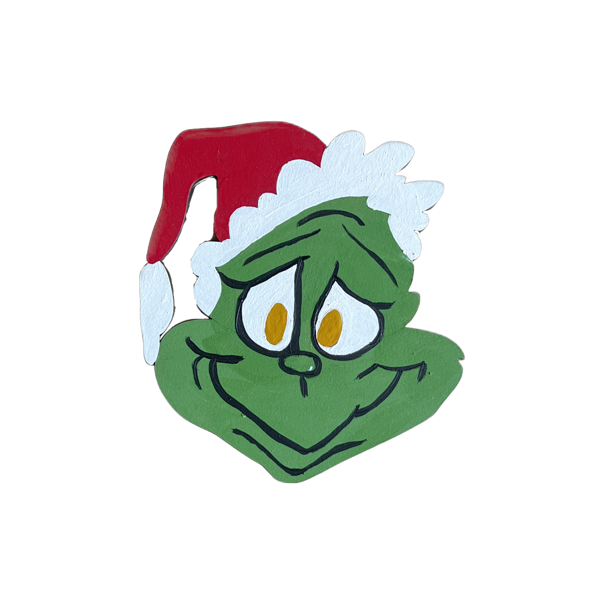Grinch head - hat to the left 