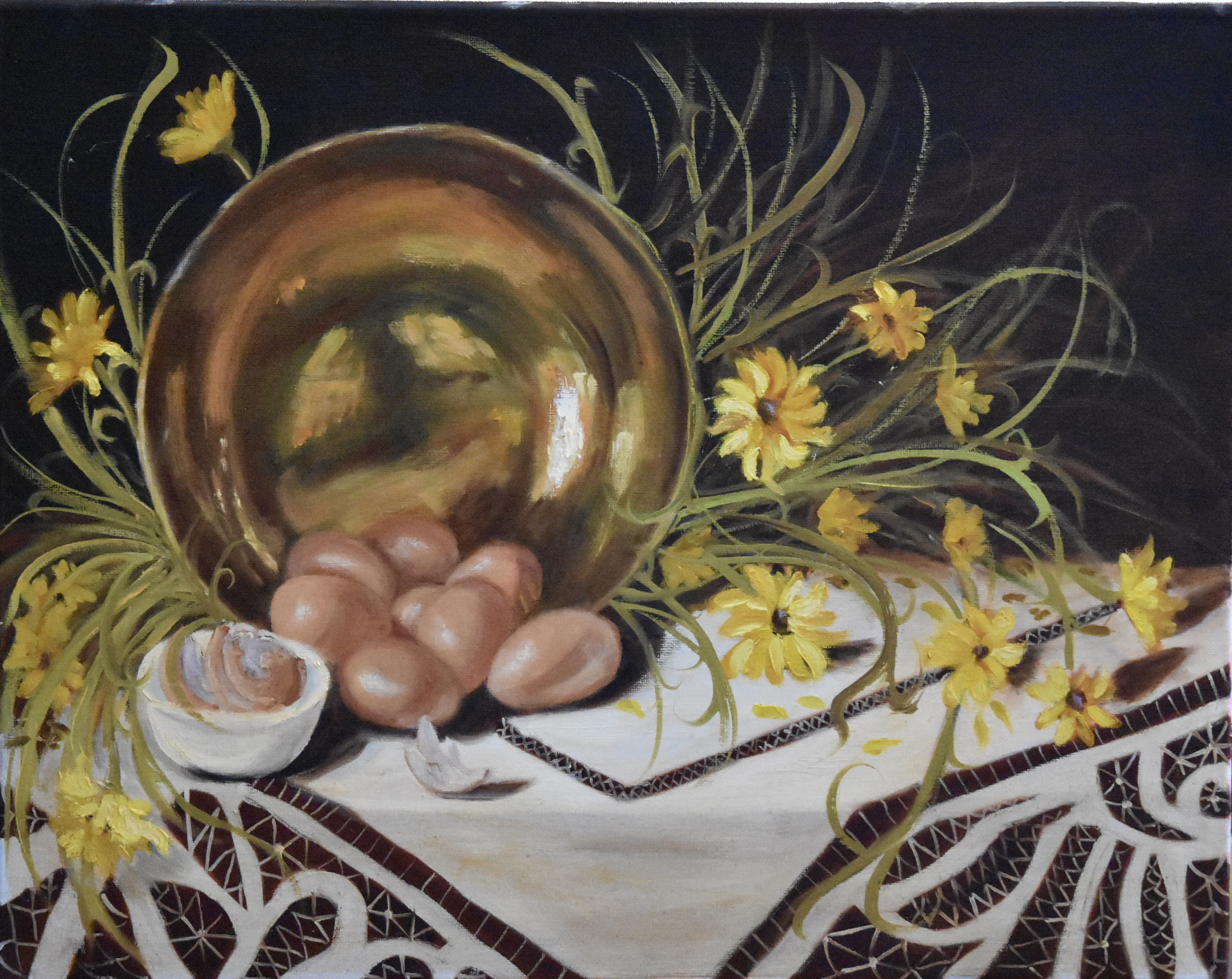 Brass, Eggs and Daisies