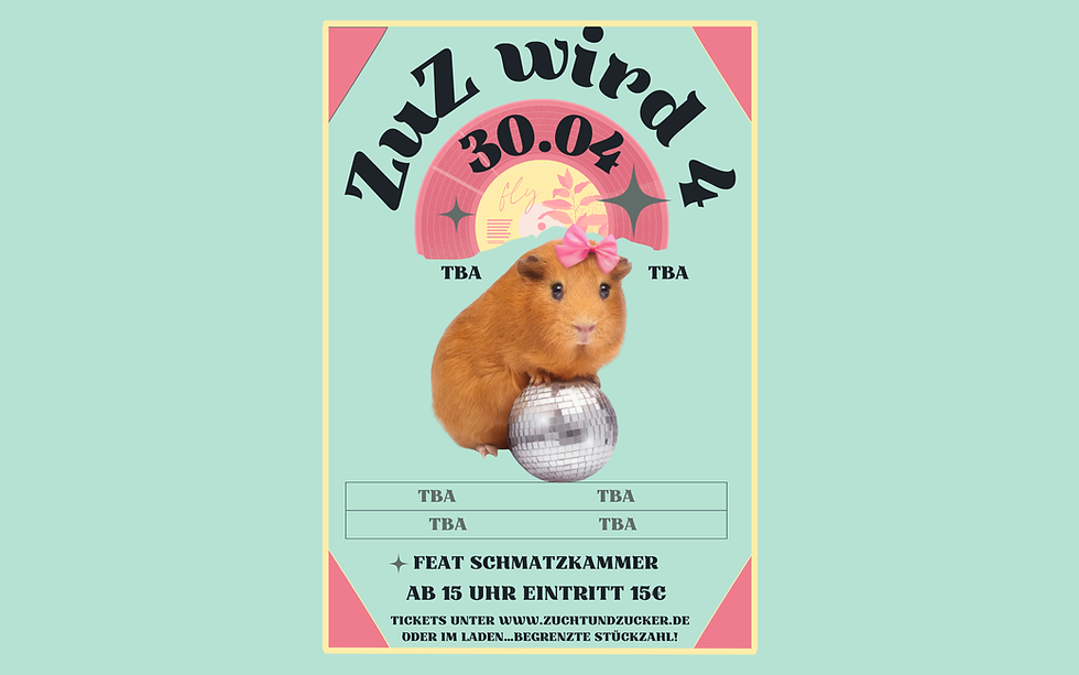 Zucht und Zucker wird 4