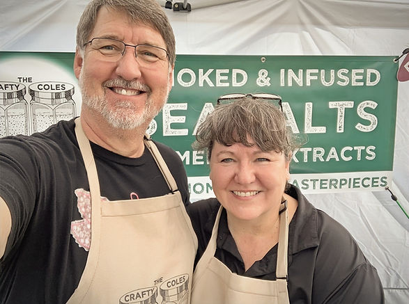Jack and Brenda The Founders of The Crafty Coles
