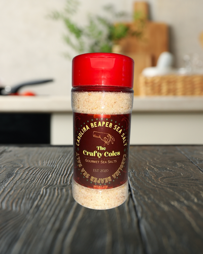 Gourmet Carolina Reaper Sea Salt | The Crafty Coles