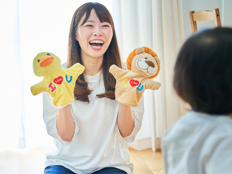 Using puppets to help prepare for  school 