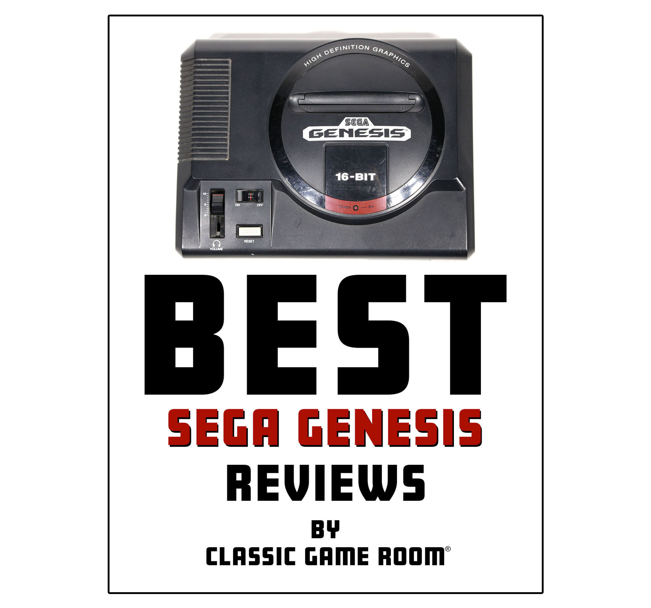 Best Sega Genesis Reviews by Classic Game Room