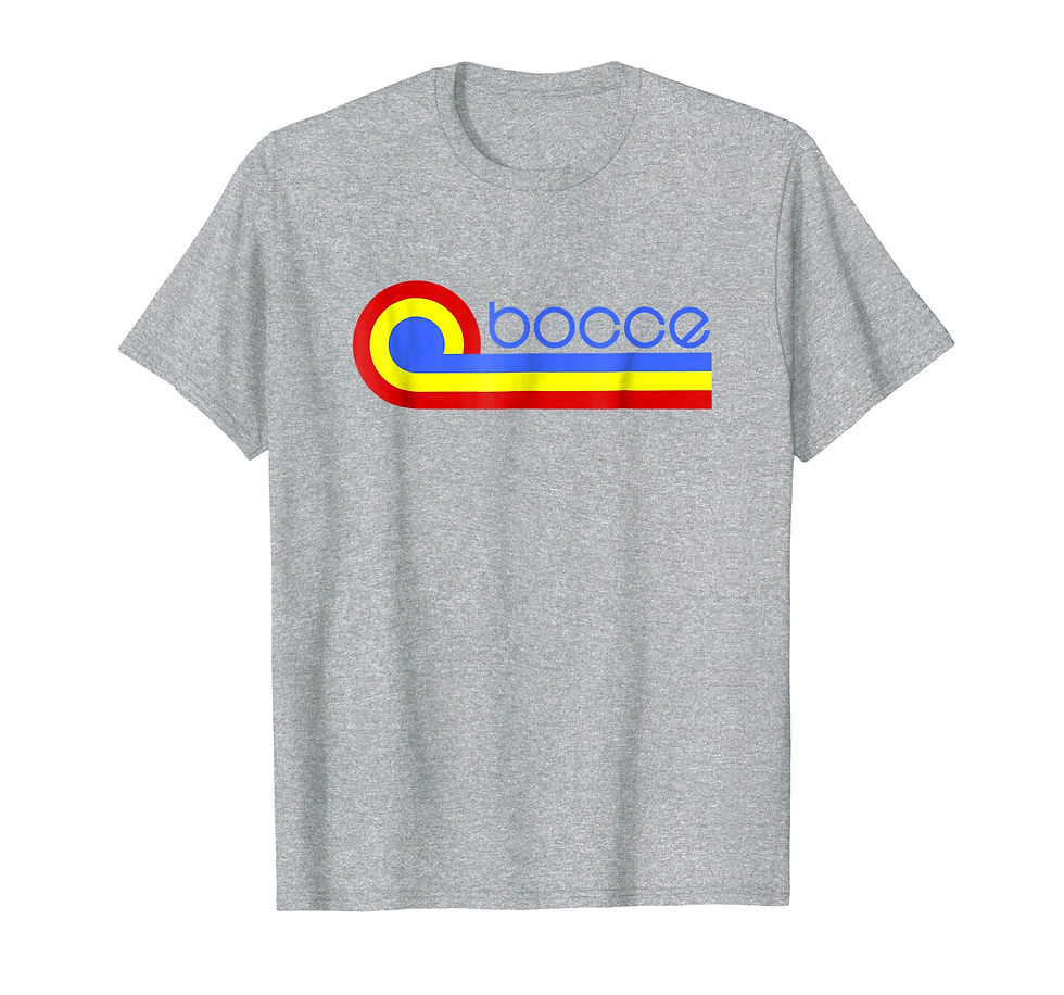 Thumbnail: Retro Bocce T-Shirt 1970s Style Bocce Ball Shirt
