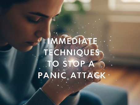 Immediate Techniques to Stop a Panic Attack