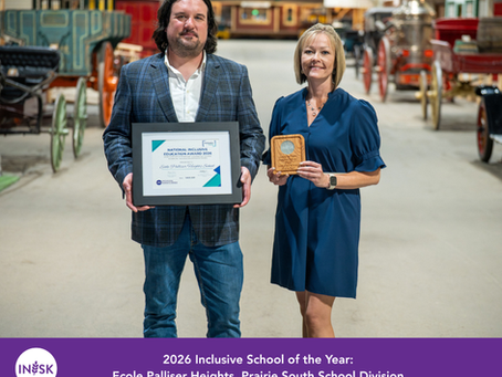 2026 Inclusive School of the Year: École Palliser Heights School, Prairie South School Division