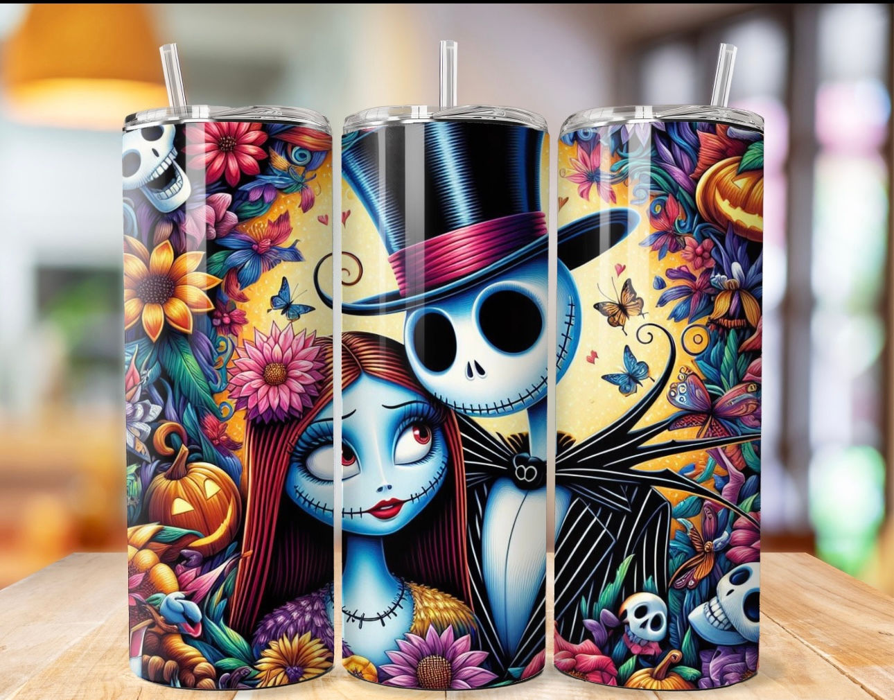 30x pre-printed sublimation designs jack & sally bundle 