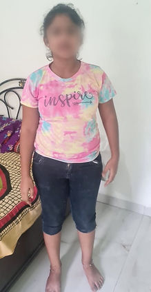 Smitha after her rescue