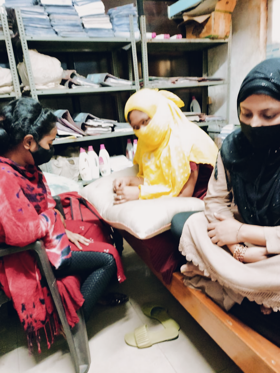 Charu, Sareema, and Bhumi