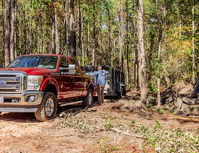 tidy up truck and dump trailer