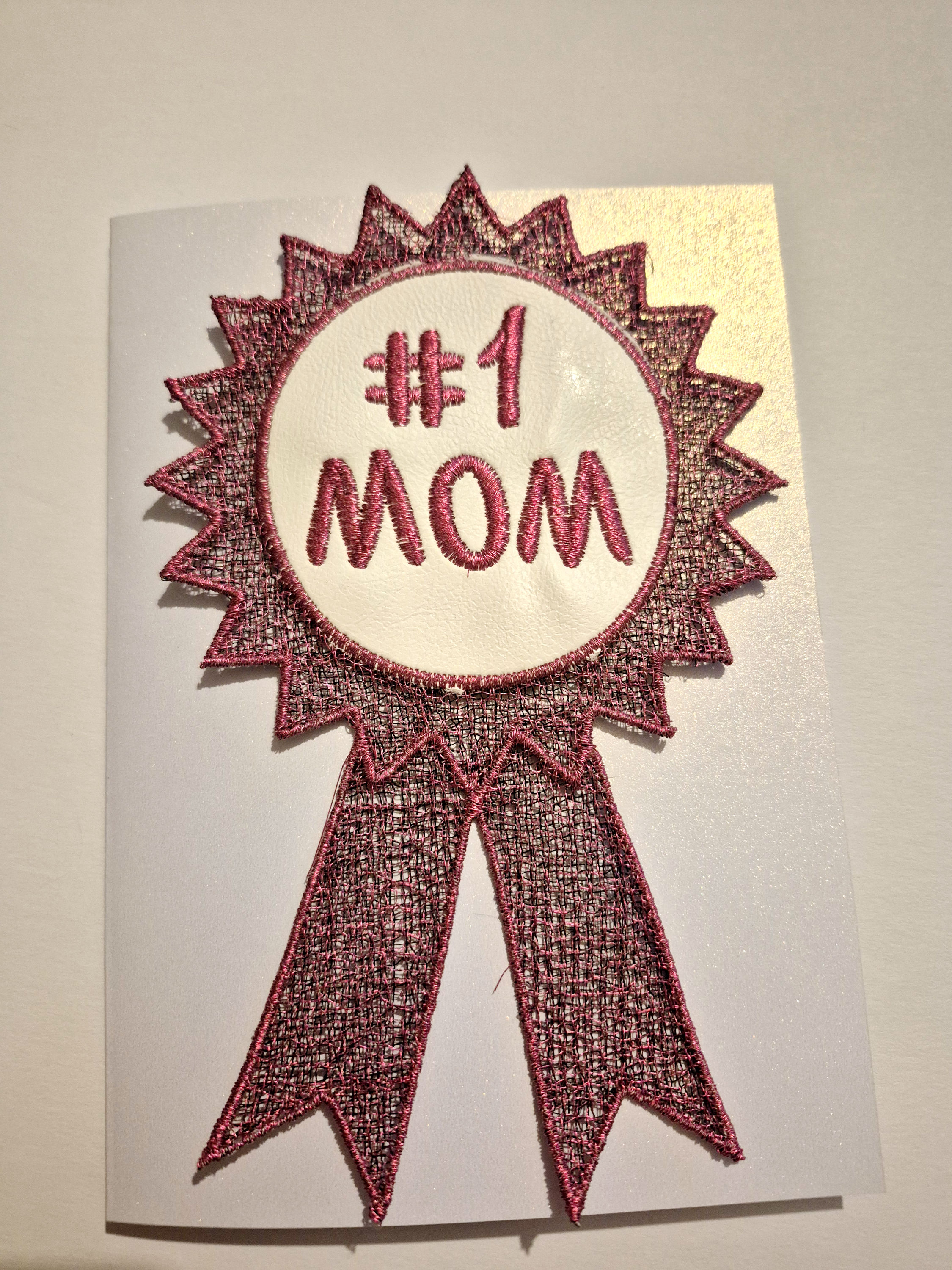 #1 Mom Ribbon