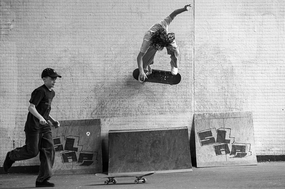 Kris Vile - Wallride to disaster. Photo: Mike.