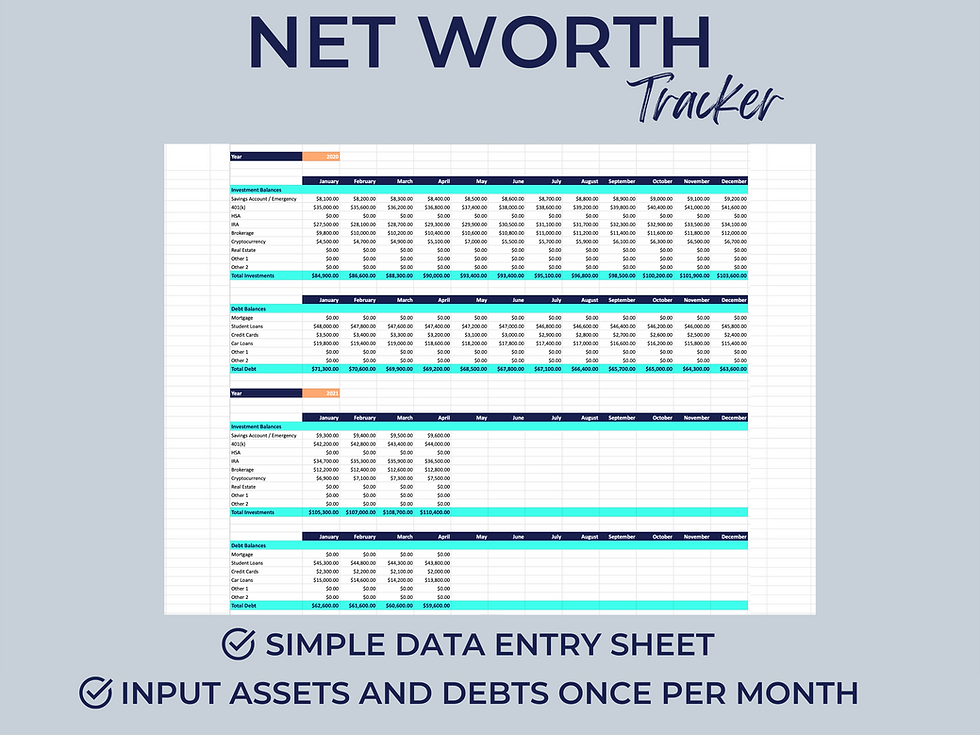 Thumbnail: Net Worth Tracker