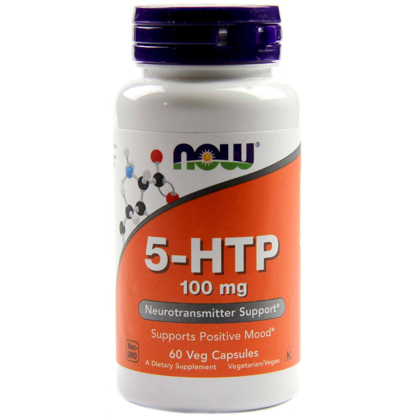 NOW – 5-HTP 100 mg – 60 Veg Capsules