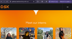 Internship at GSK