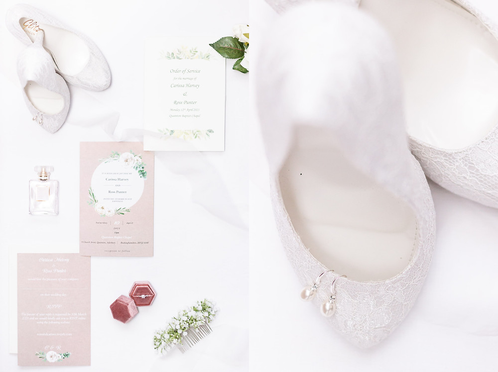 wedding details, wedding shoes, earings, wedding ring, wedding invitation, wedding flowers