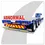 Thumbnail: Roadhog Trailers Lowbed - Rear side view of abnormal sign for oversized load. - Main Photo