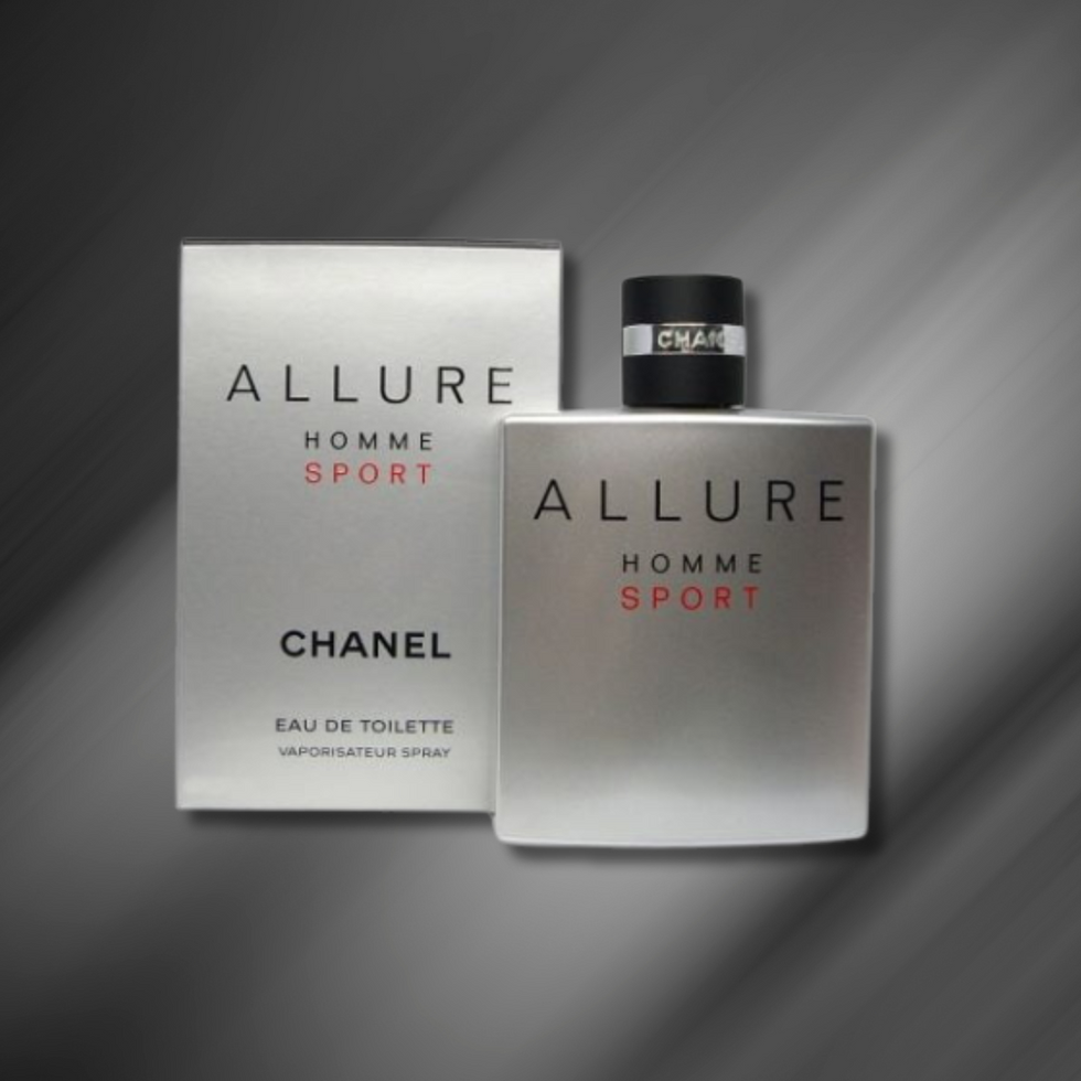 Chanel Allure Sport EDT 100ml men's perfume bottle.