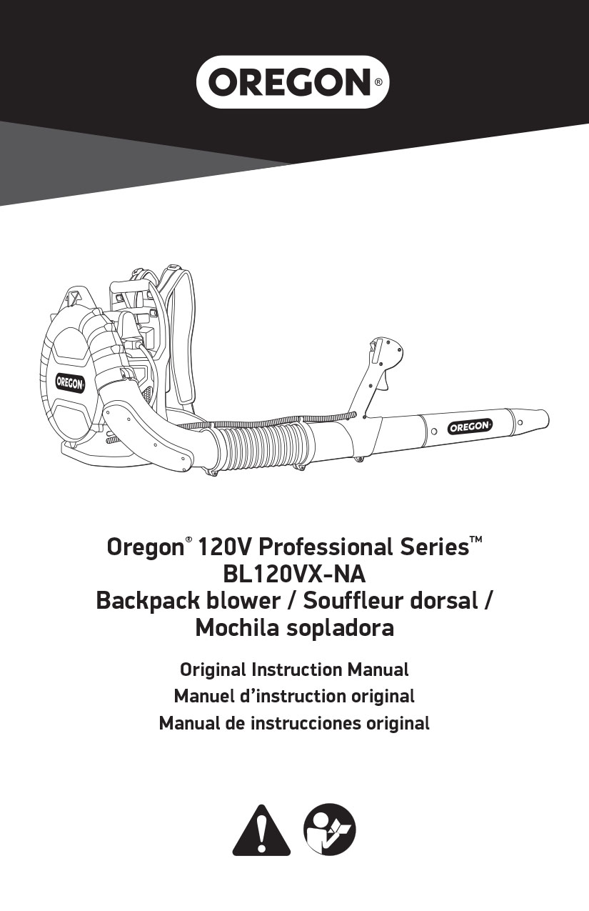 Oregon ProBC blower manual