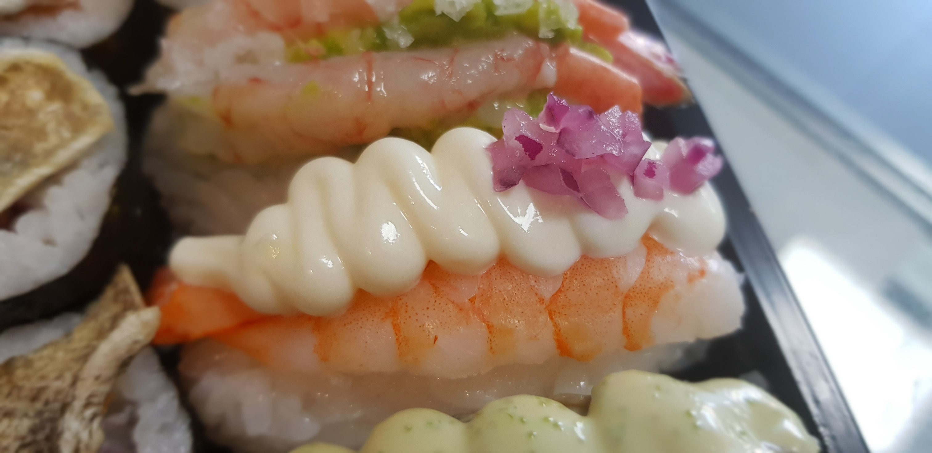 LANGOSTINO CON CREMA DE YUZU