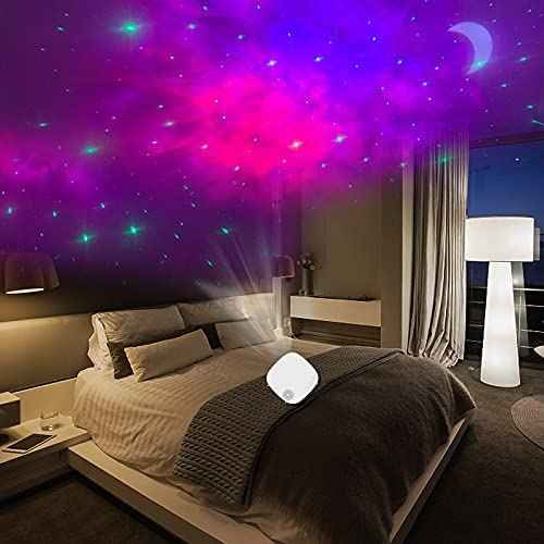 Miniatura: El mejor Proyector láser Star Galaxy luz nocturna, Estrellado con altavoz de mús