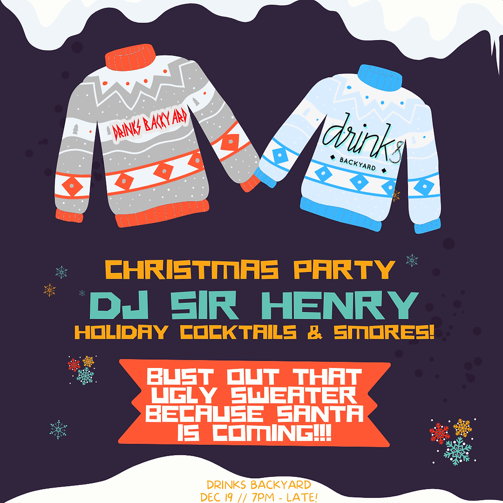 Backyard Christmas Party