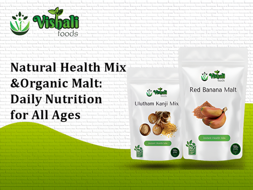 Natural Health Mix & Organic Malt: Daily Nutrition for All Ages