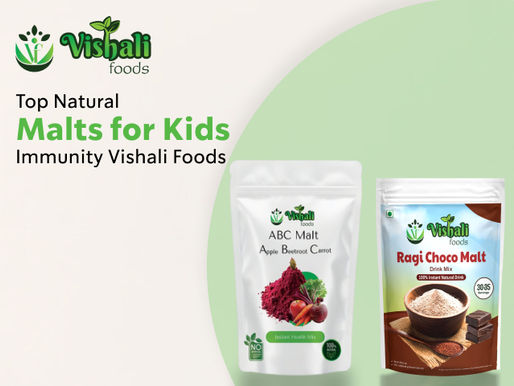 Top Natural Malts for Kids’ Immunity | Vishali Foods