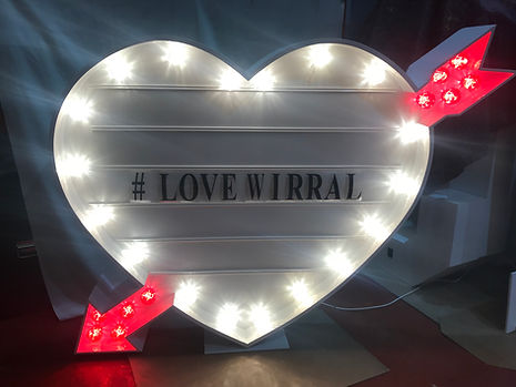 Bespoke wedding message sign