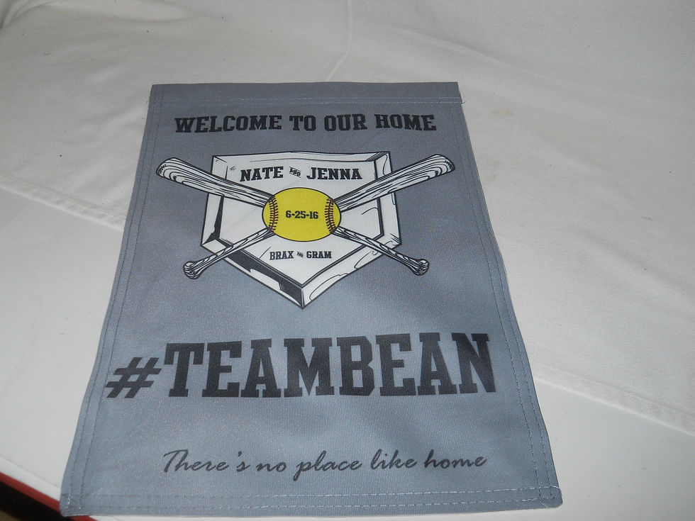 Thumbnail: wedding garden flag