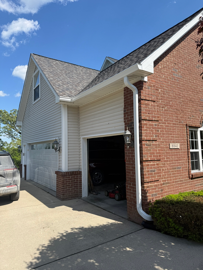6" Seamless Gutter Upgrade- Milford, MI.