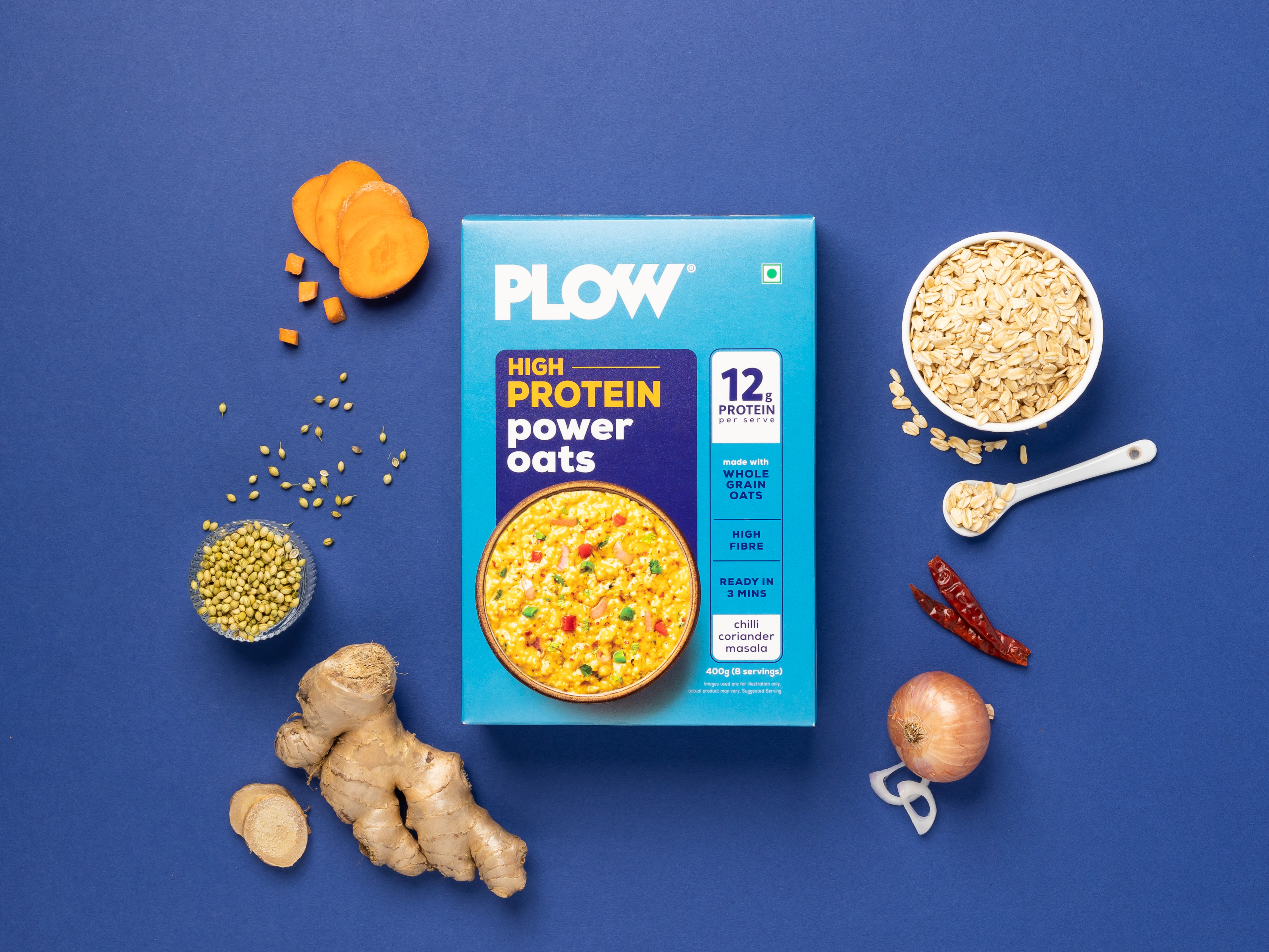 Product photography and styling for a PLOW veglettes