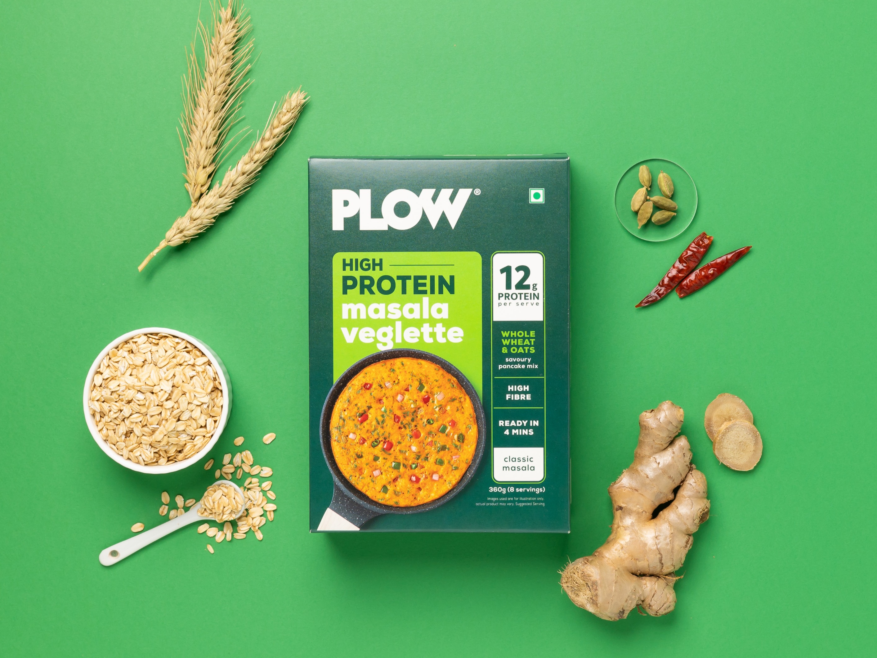 Product photography and styling for a PLOW veglettes