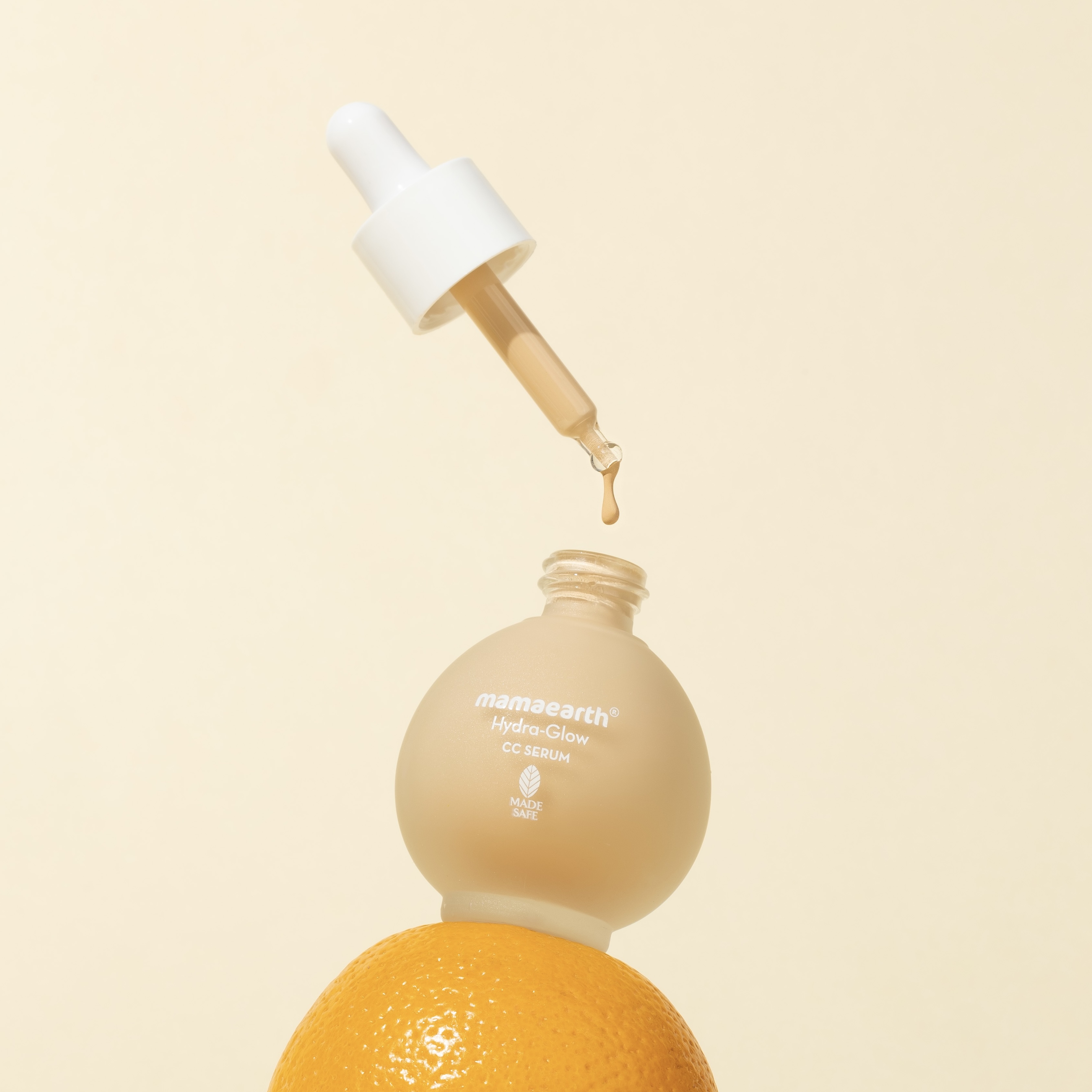 Product photography and styling for Mamaearth CC serum