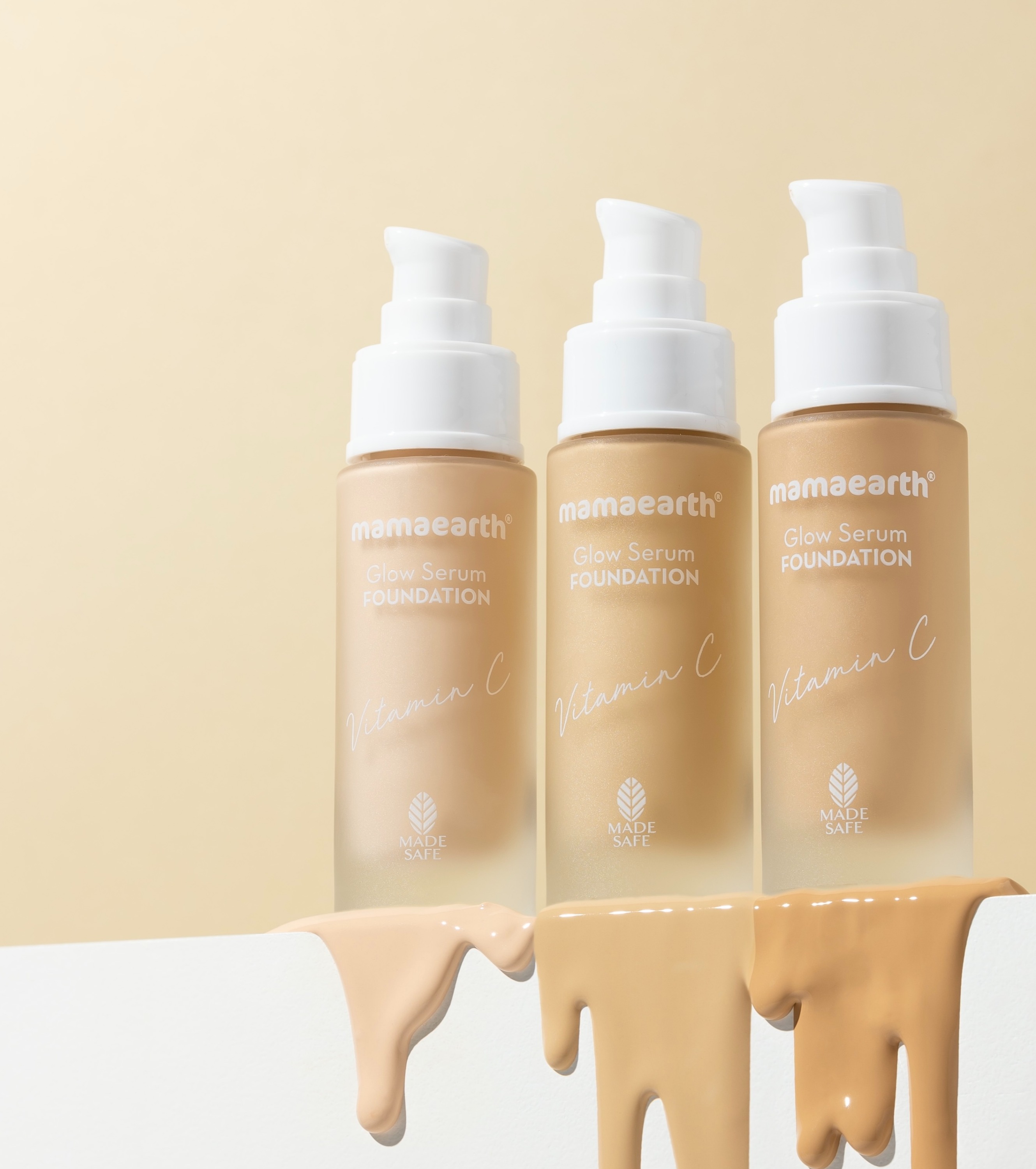 Product photography and styling for Mamaearth Foundation