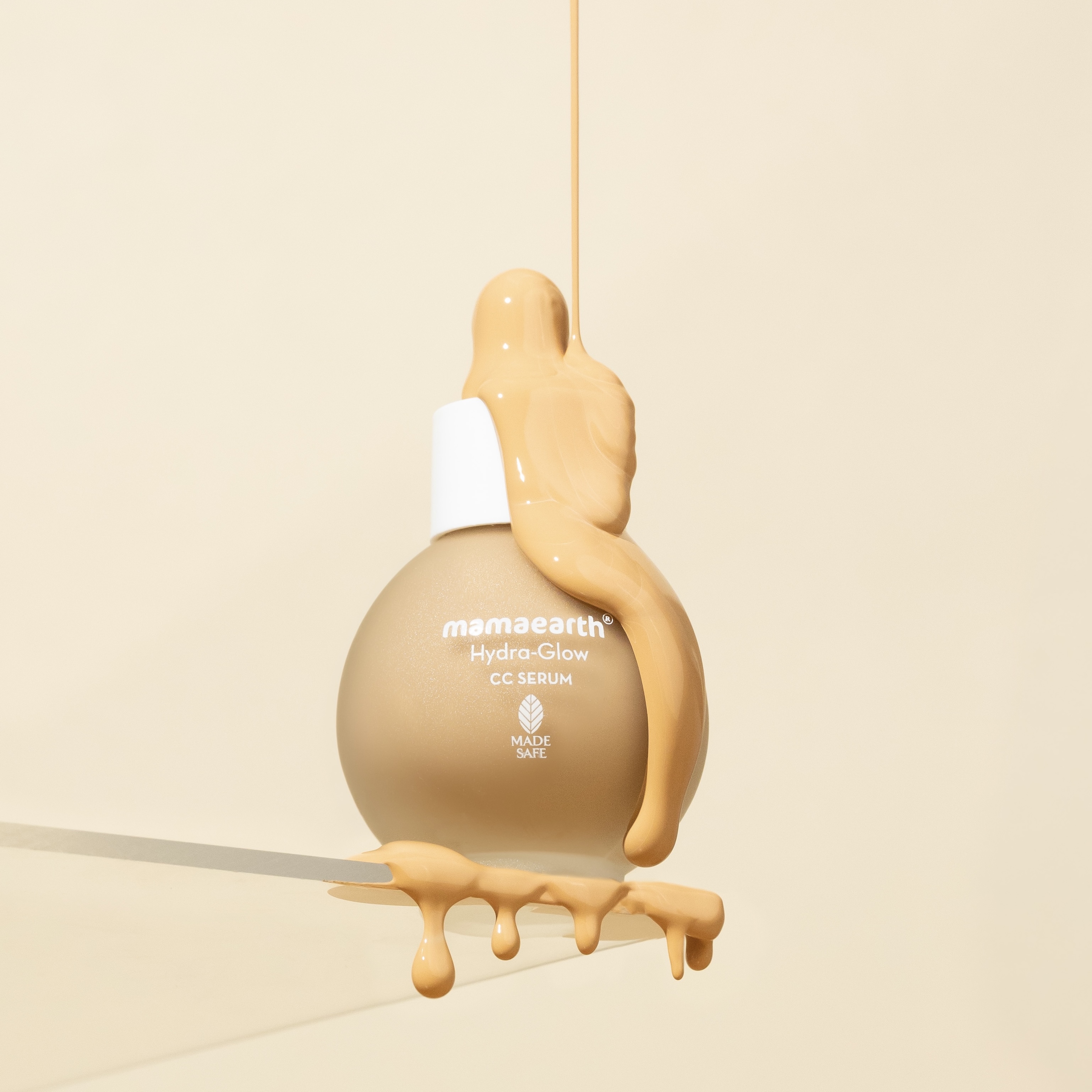 Product photography and styling for Mamaearth CC serum