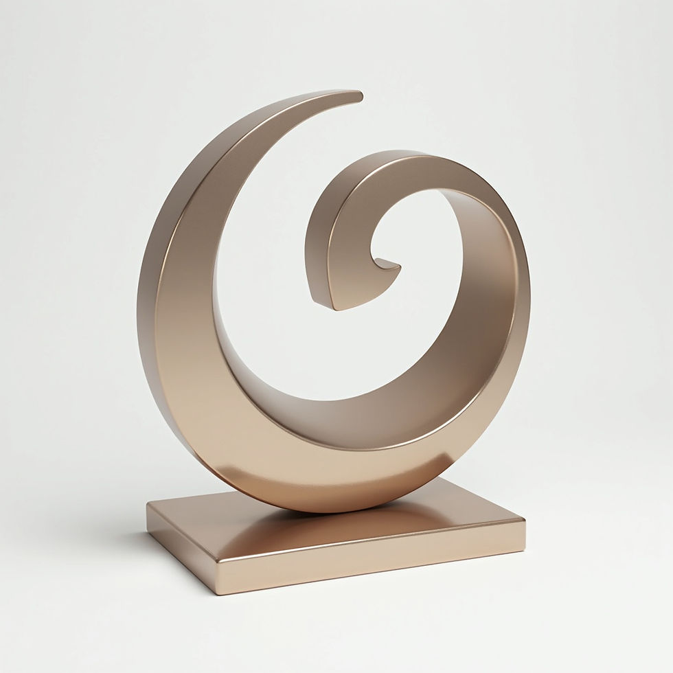 Geometric Desk Sculpture