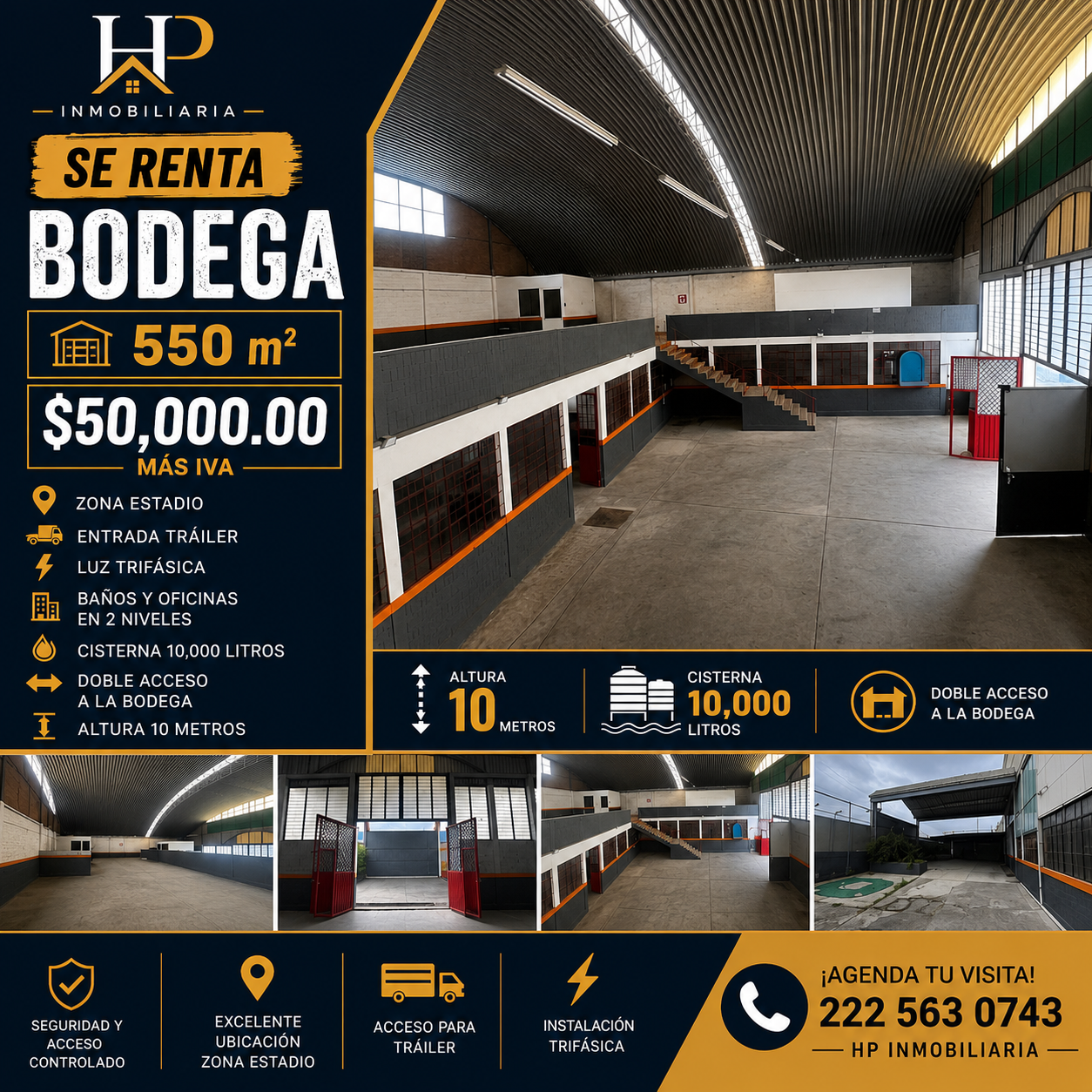 Renta bodega en Zona Estadio