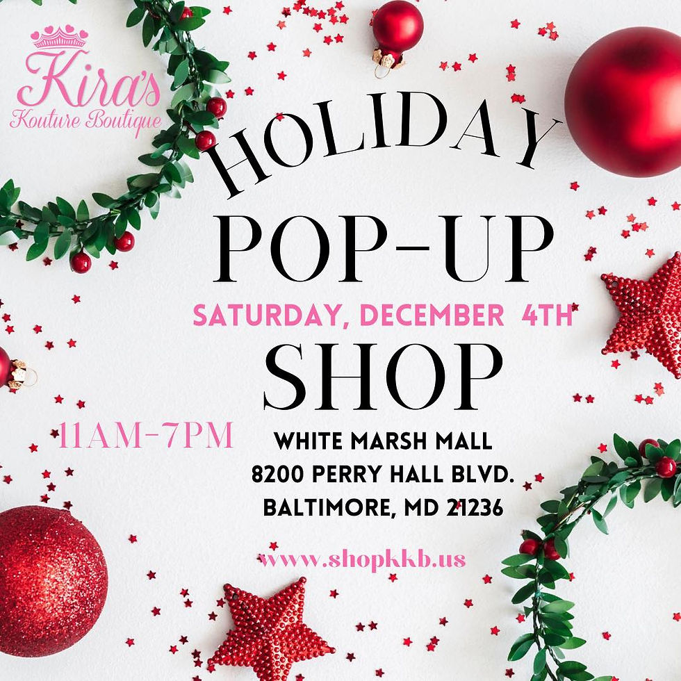 Holiday Pop-Up Shop