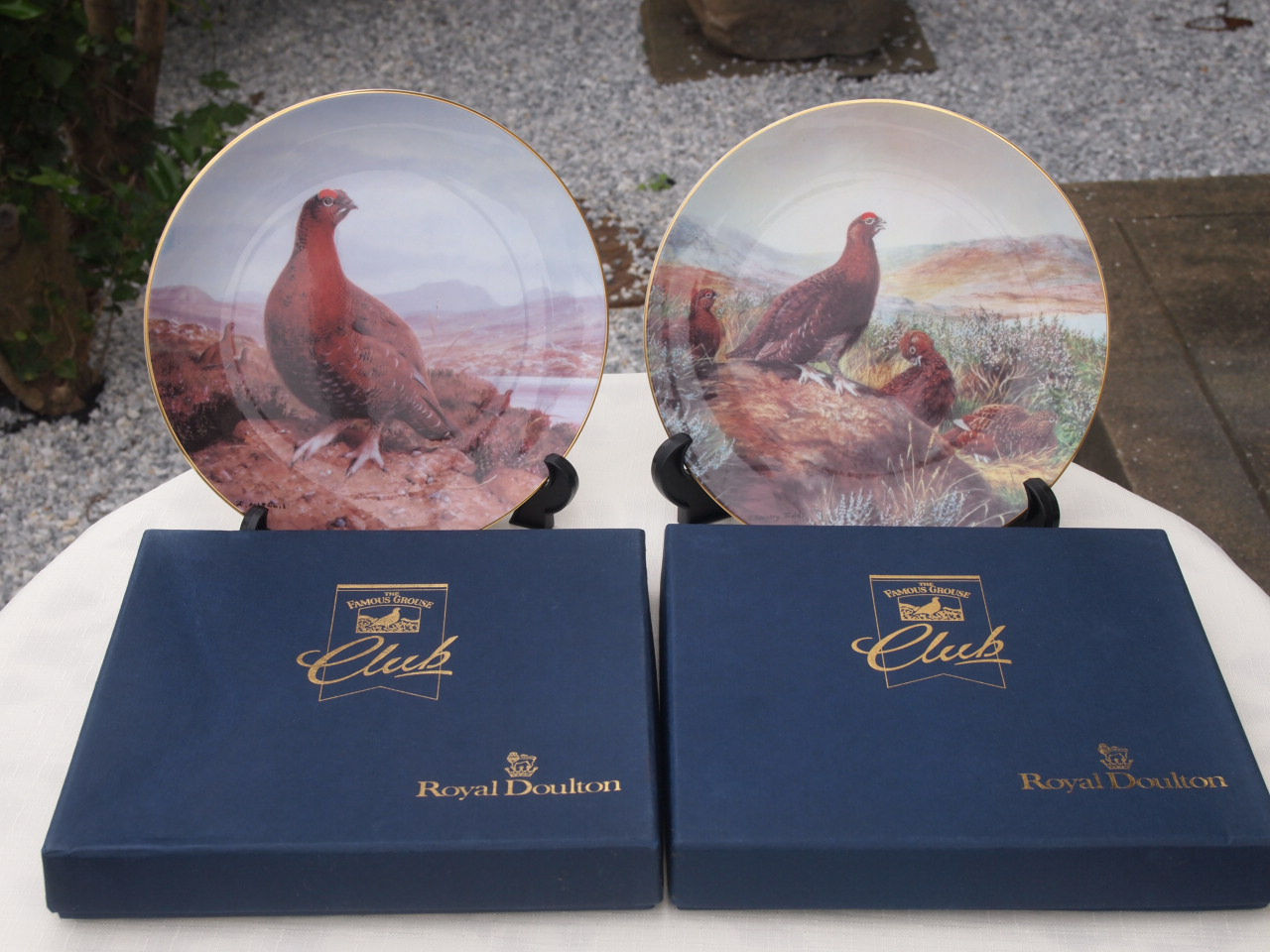 ロイヤルドルトン絵皿2枚セット