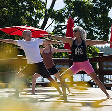 Yoga at Gorge Harbour Marina Resort