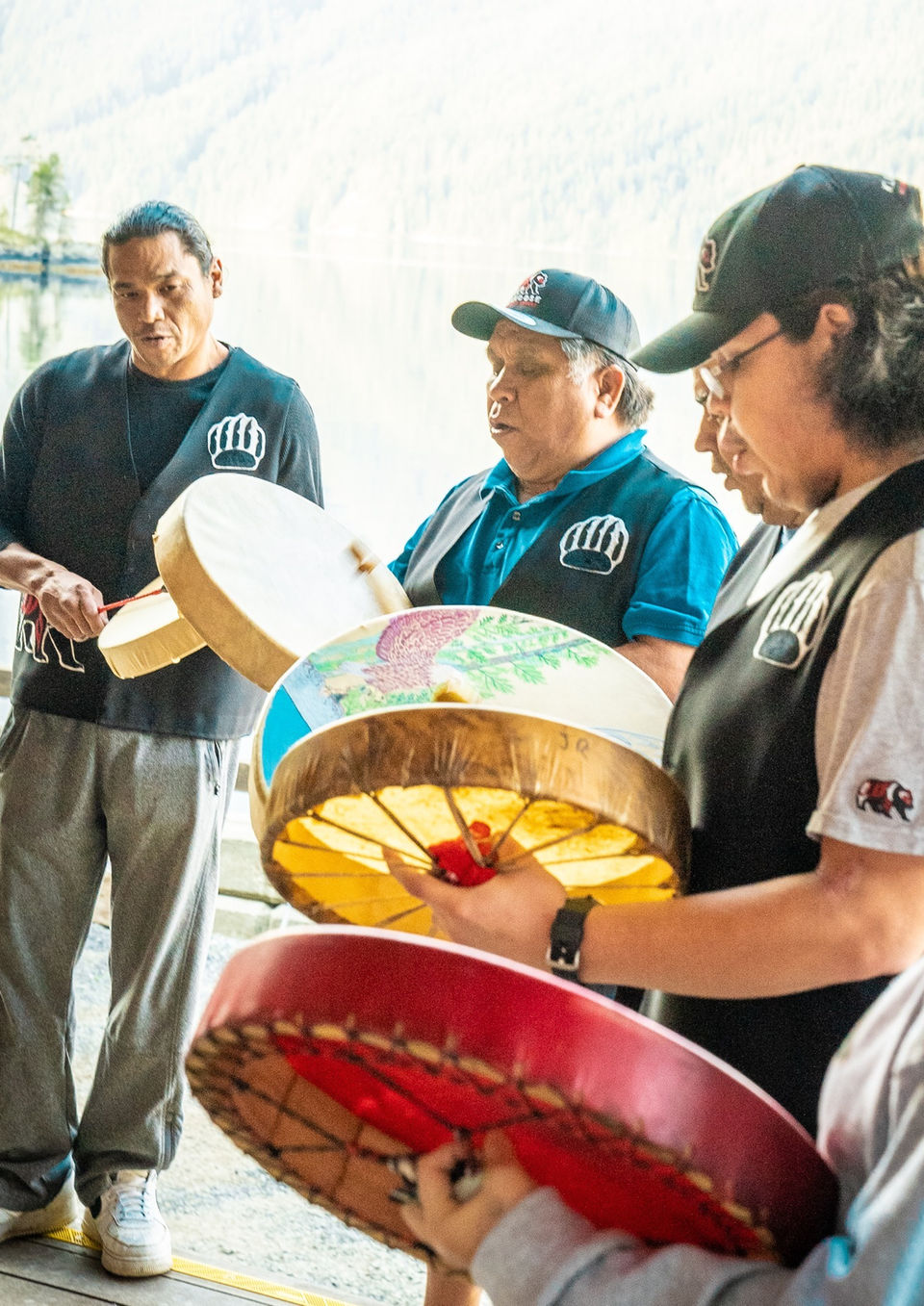 Drumming by Klahoose First Nation 