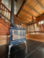 Woodstove at Harbour House